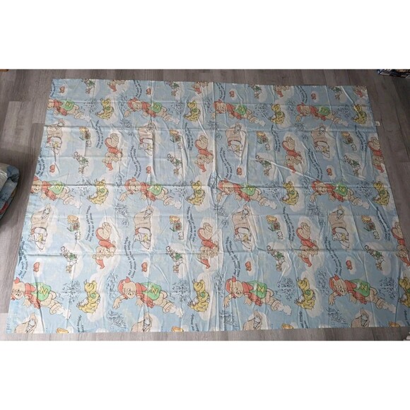 Vintage The World of Teddy Ruxpin Comforter Twin Sheet & Pillow Case Set 1985 - Picture 8 of 16